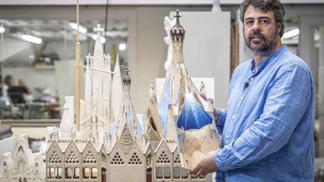 Maqueta de la futura edificació de la capella de l’Assumpció. | MANU MITRU