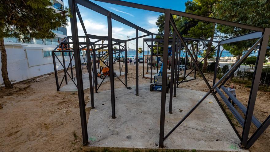 Construcción de la nueva &#039;Aula del Mar&#039; en la primera línea de la Playa de Levante de Benidorm