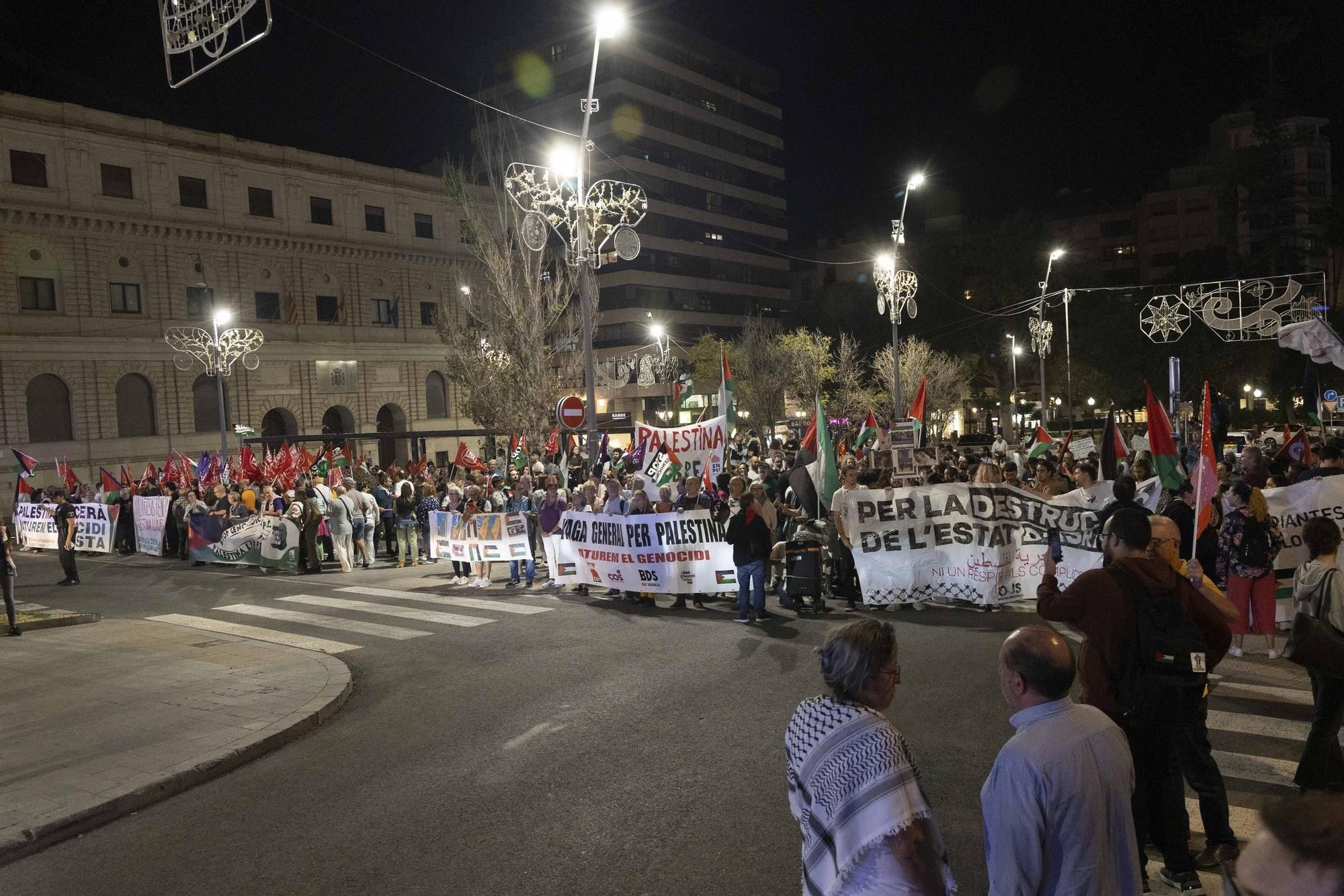 Alicante alza la voz por Palestina en una jornada de movilizaciones