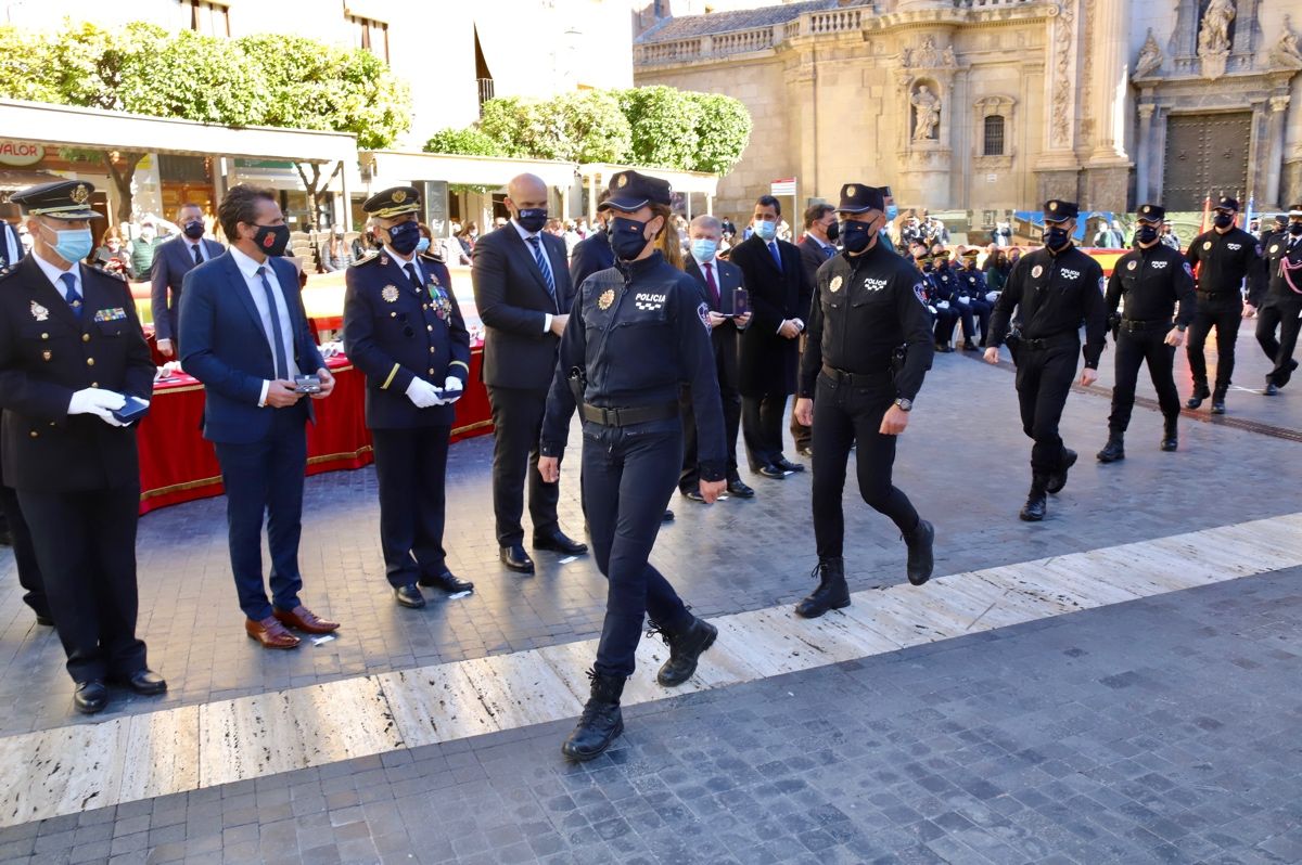 La Policía Local de Murcia celebra en Belluga los actos de su patrón, San Patricio