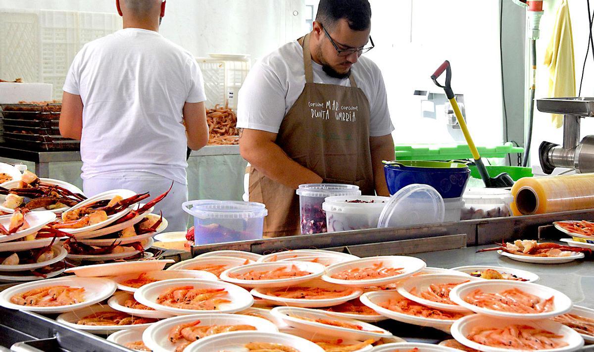 Edición de 2025 de la Feria Nacional de la Gamba, la Chirla y el Boquerón.