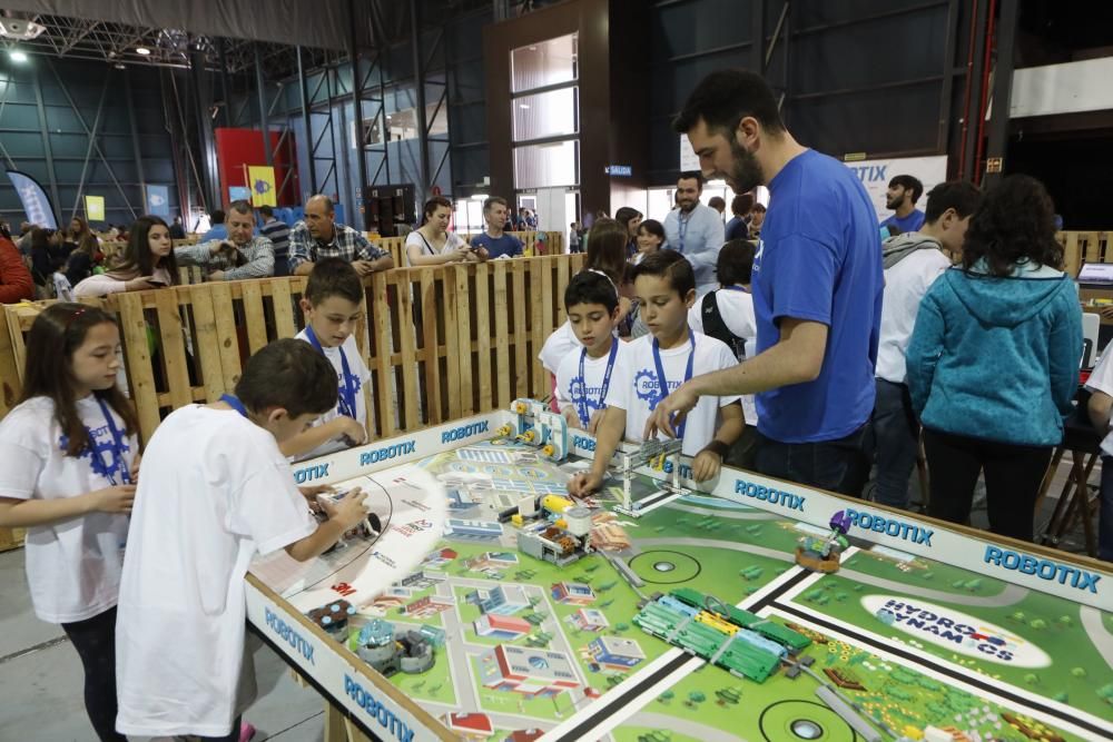 Liga de Robótica en la Feria de Muestras