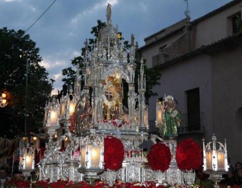 Procesión de bajada en Caravaca de la Cruz