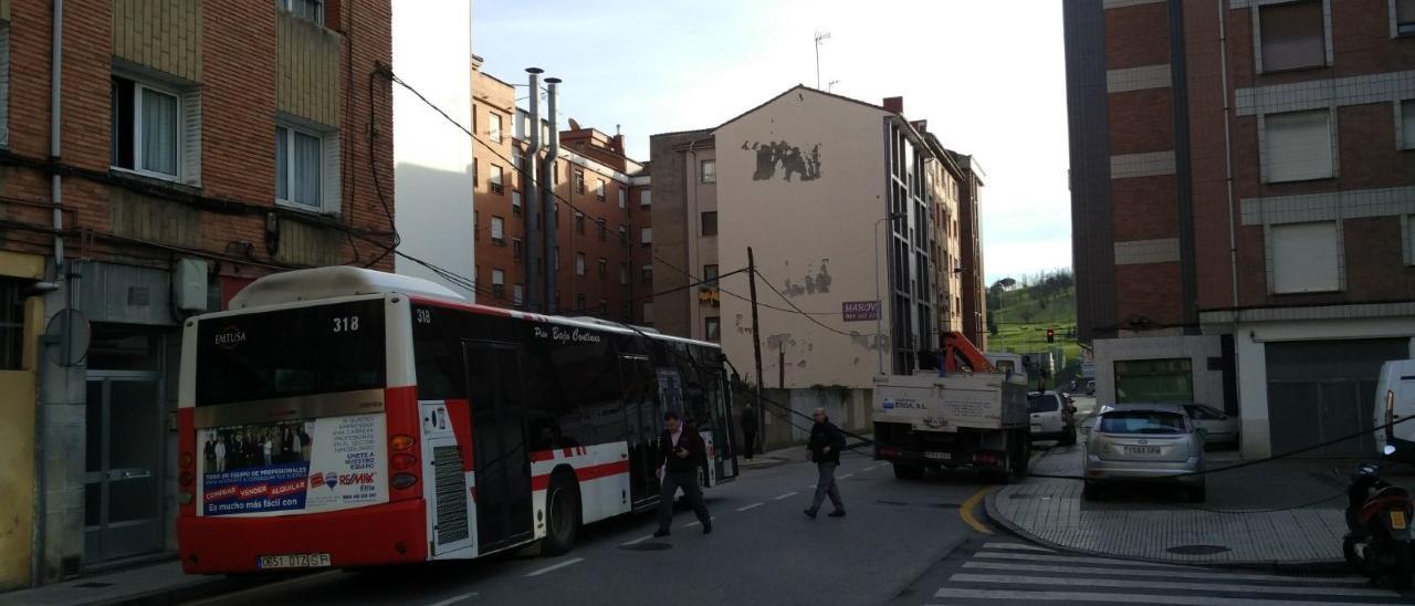 Calle Ana María, en Gijón