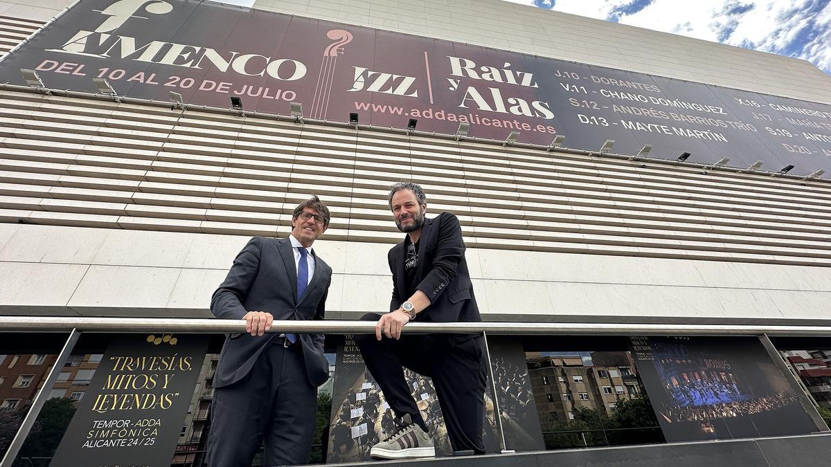 Presentación de Fijazz 2025 en el ADDA, con Josep Vicent y Juan de Dios Navarro
