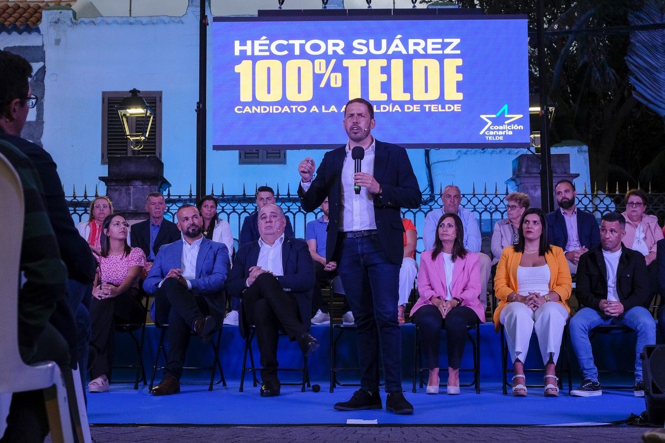 Acto de presentación del candidato de Coalición Canaria a la alcaldía de Telde, Héctor Suárez.