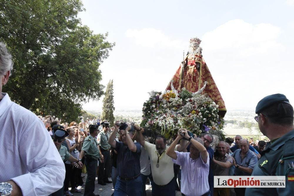 Romería de la Virgen de la Fuensanta: Llegada al S