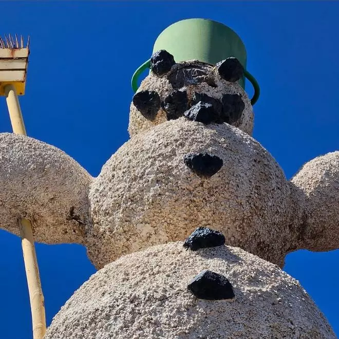 El Muñeco de Nieve de Santa Cruz de Tenerife pierde su nariz