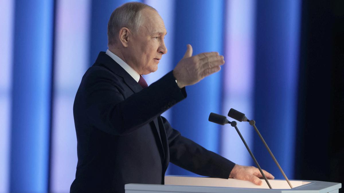 Vladimir Putin pronuncia el discurso del Estado de la Nación