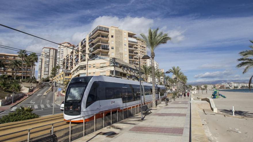 Reanudan el servicio de tranvía entre Alicante, El Campello y Benidorm