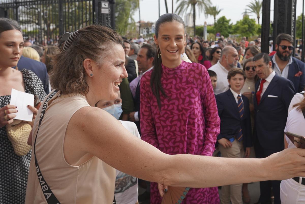 Victoria Federica a su llegada a La Maestranza de Sevilla. Europa Press