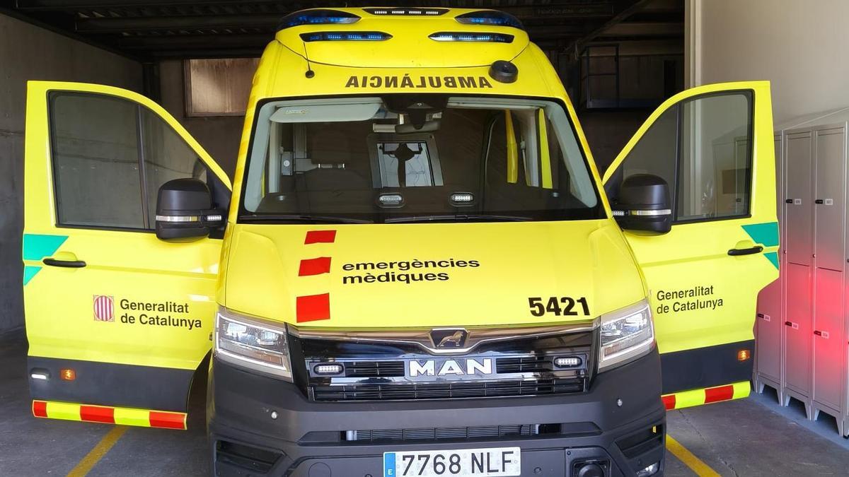 Una ambulància del SEM, foto d'arxiu.
