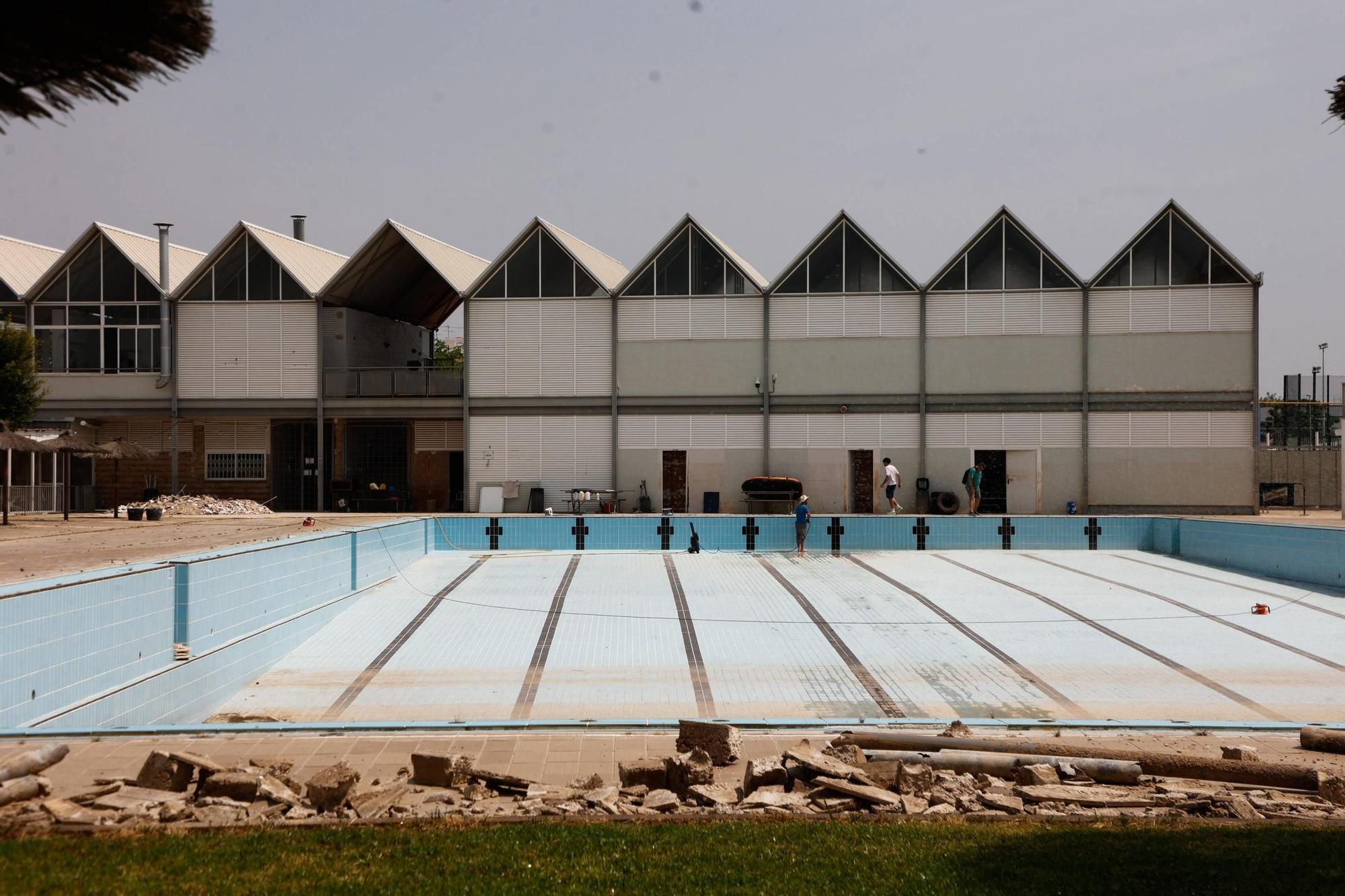 Piscinas de verano en los municipios de l'Horta Sud afectados por la dana