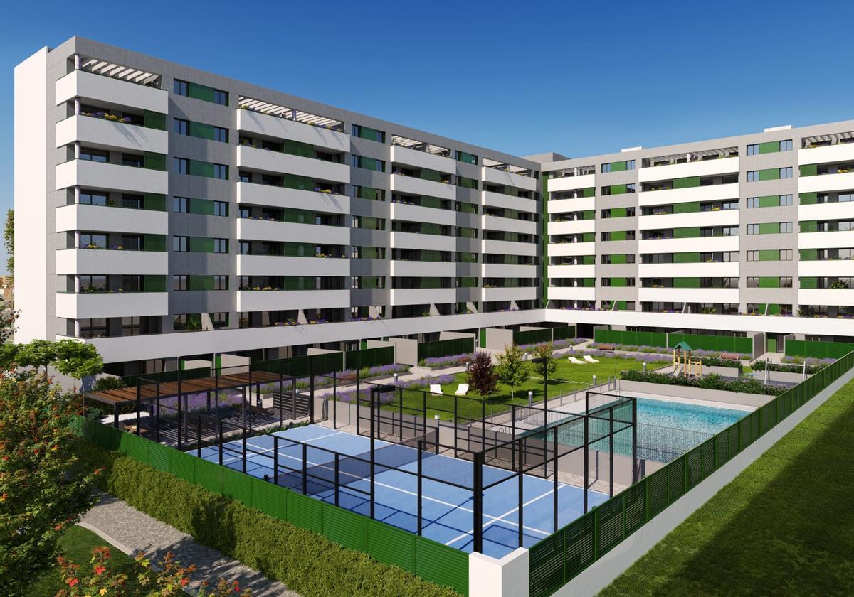 Proyecto inmobiliario MO2 en el barrio Oliver