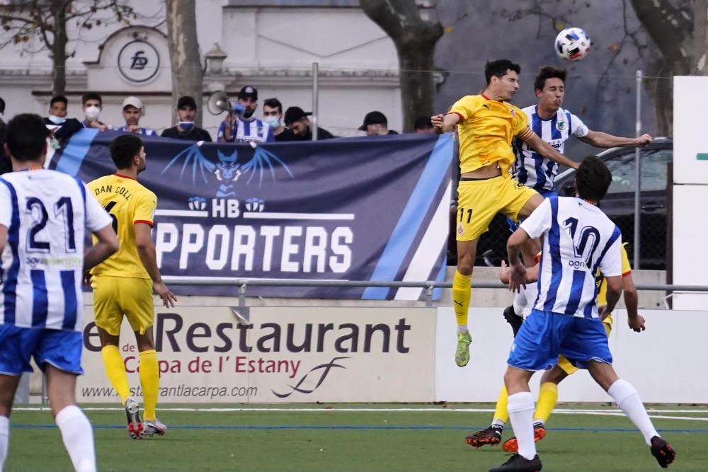 El derbi entre el Girona B i el Banyoles, en imatges