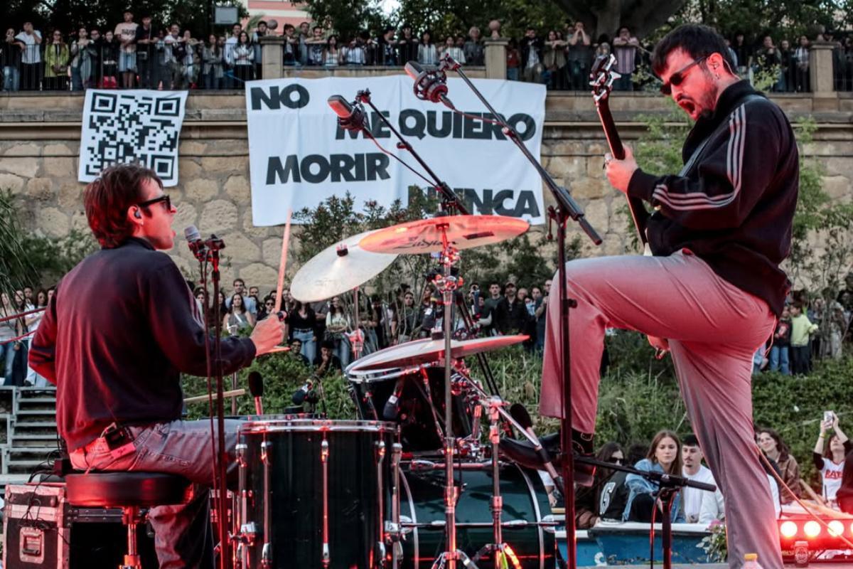 El batería Daniel Sabater y el bajista y productor Félix Esteban