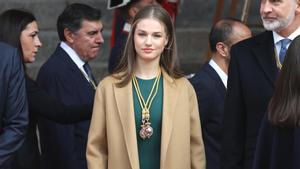 La princesa Leonor sorprende con su imagen más adulta en la apertura de la XV legislatura