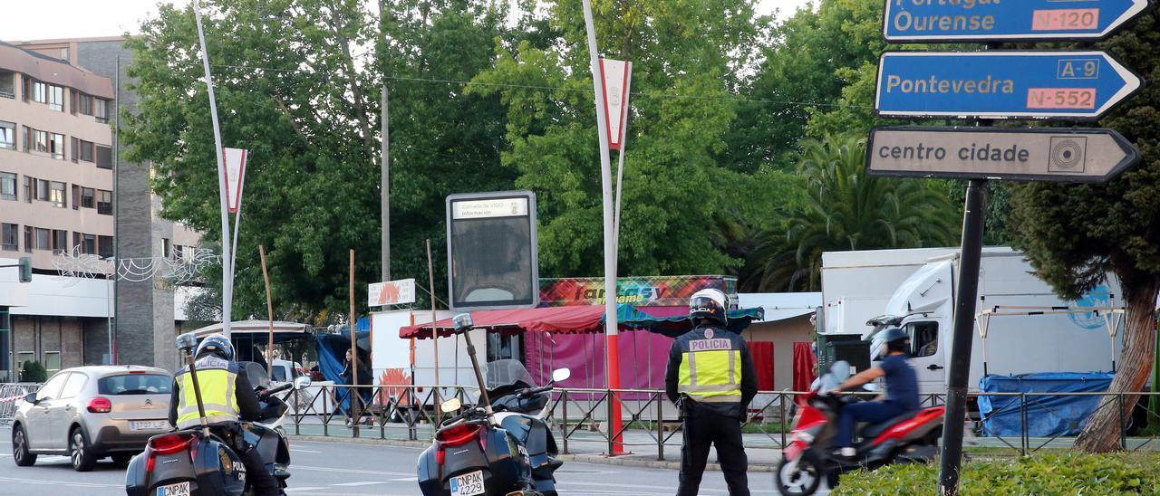 La reyerta ocurrió en la zona de las atracciones próxima a la rotonda de Alfageme.