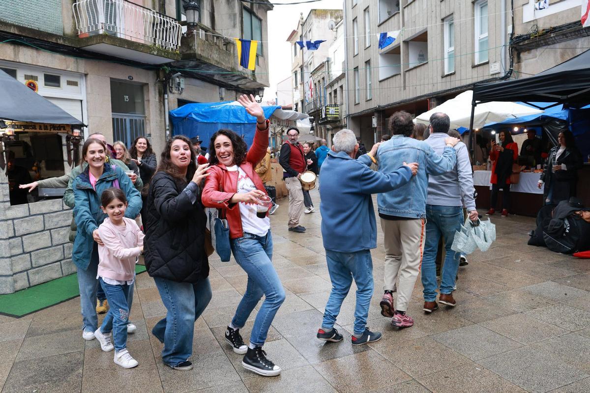 Bouzas celebra su Brincadeira bajo la lluvia