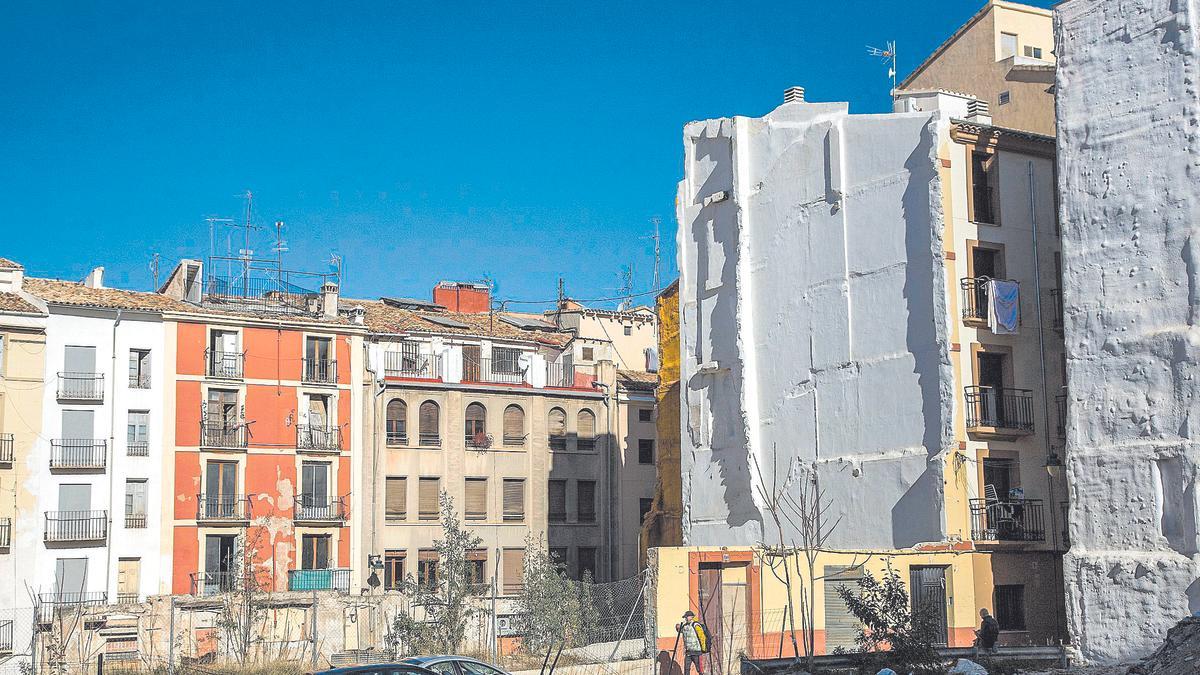 Edificios de más de 50 años en Alcoy, una de las ciudades con el parque de viviendas más antiguo de la provincia.