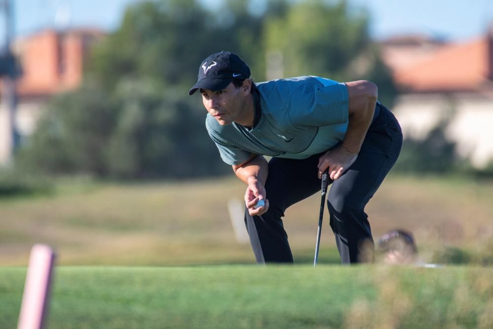 Rafa Nadal en el Abierto de Baleares de Golf