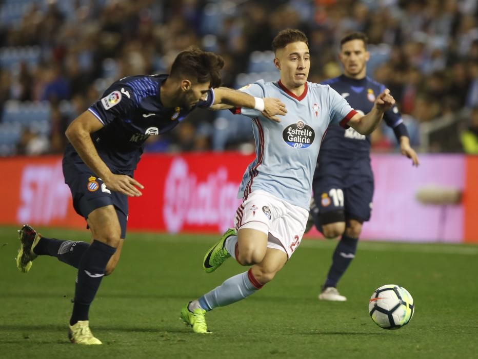 Las mejores fotos del empate entre el Celta y el Espanyol en la jornada 23 en Balaídos.