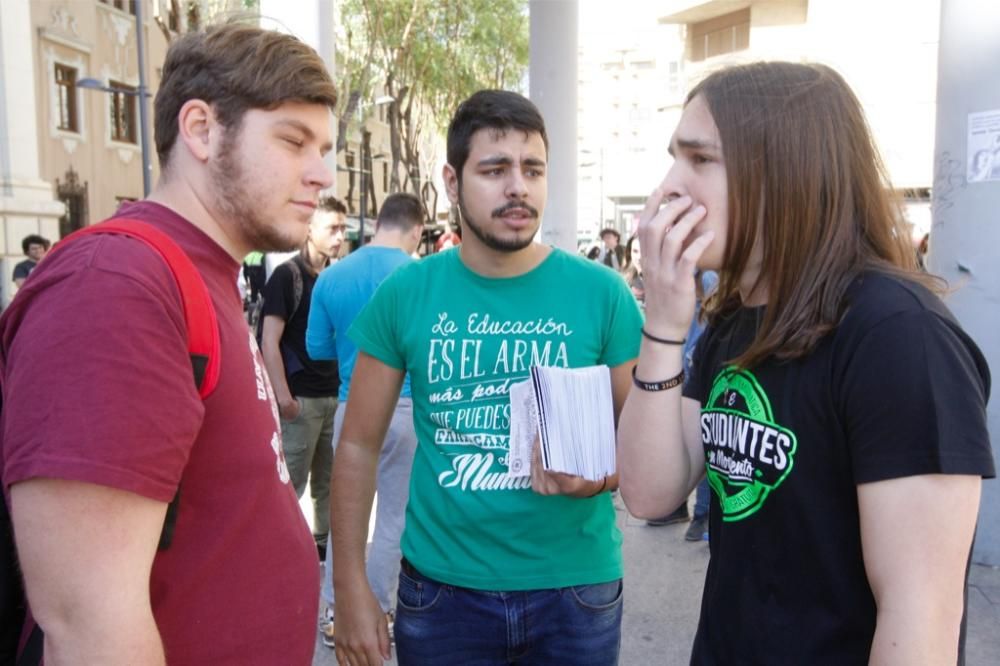 Manifestación en Murcia contra la Lomce