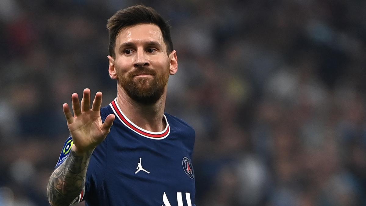 Messi, con la camiseta del PSG