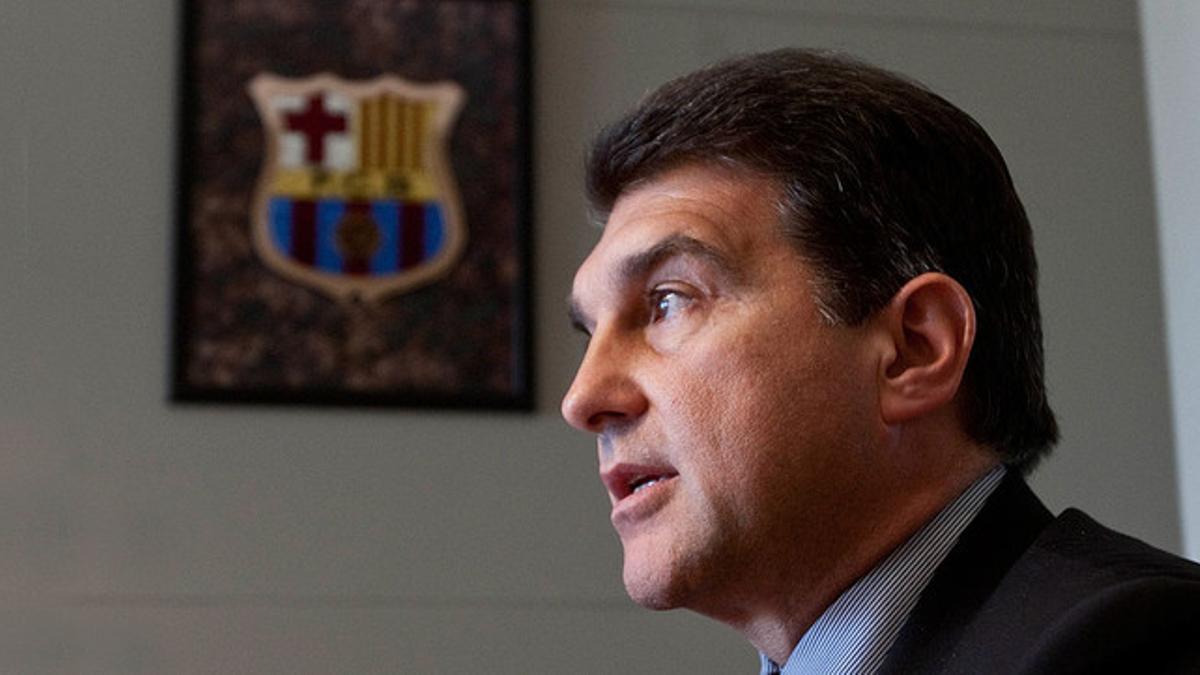 El expresidente azulgrana Joan Laporta