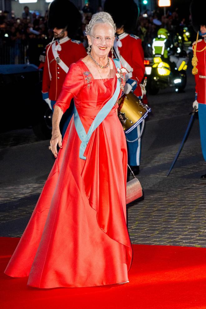 La reina Margarita durante la celebración de su Jubileo de Oro.