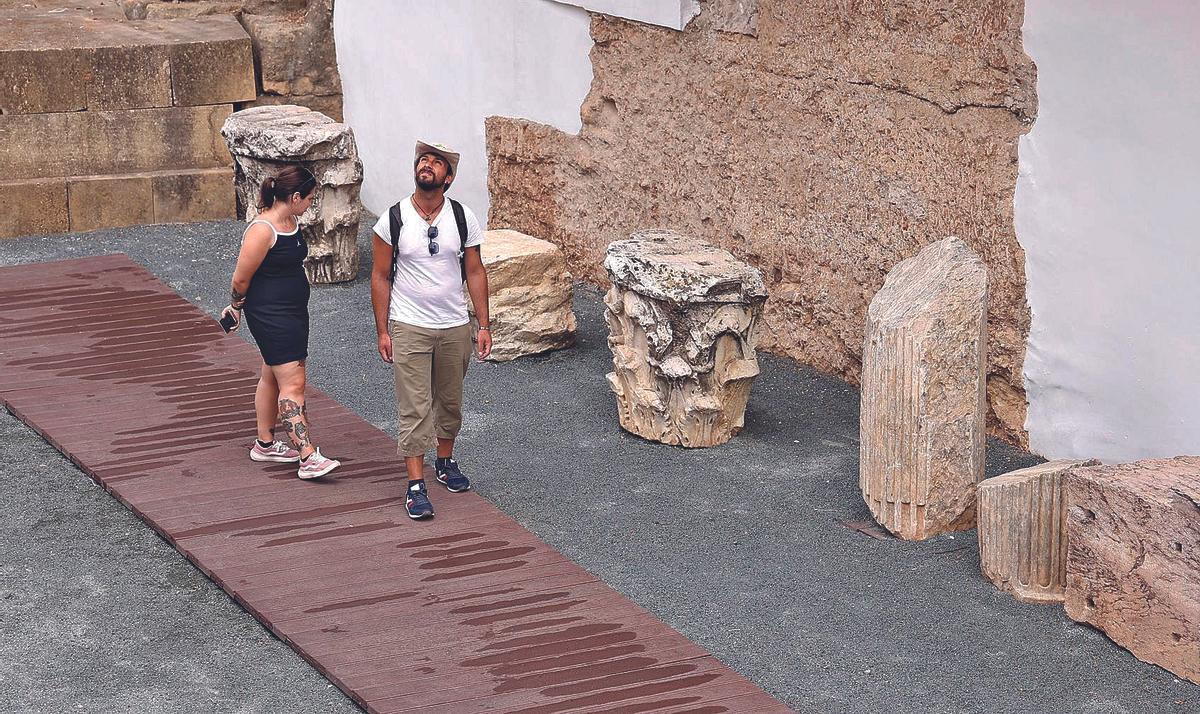 Aunque el Templo romano ha sido visitable en otras ocasiones, hasta ahora no se había podido realizar un recorrido tan completo por el edificio.