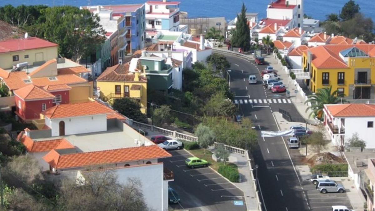 Panorámica del municipio de Tijarafe.