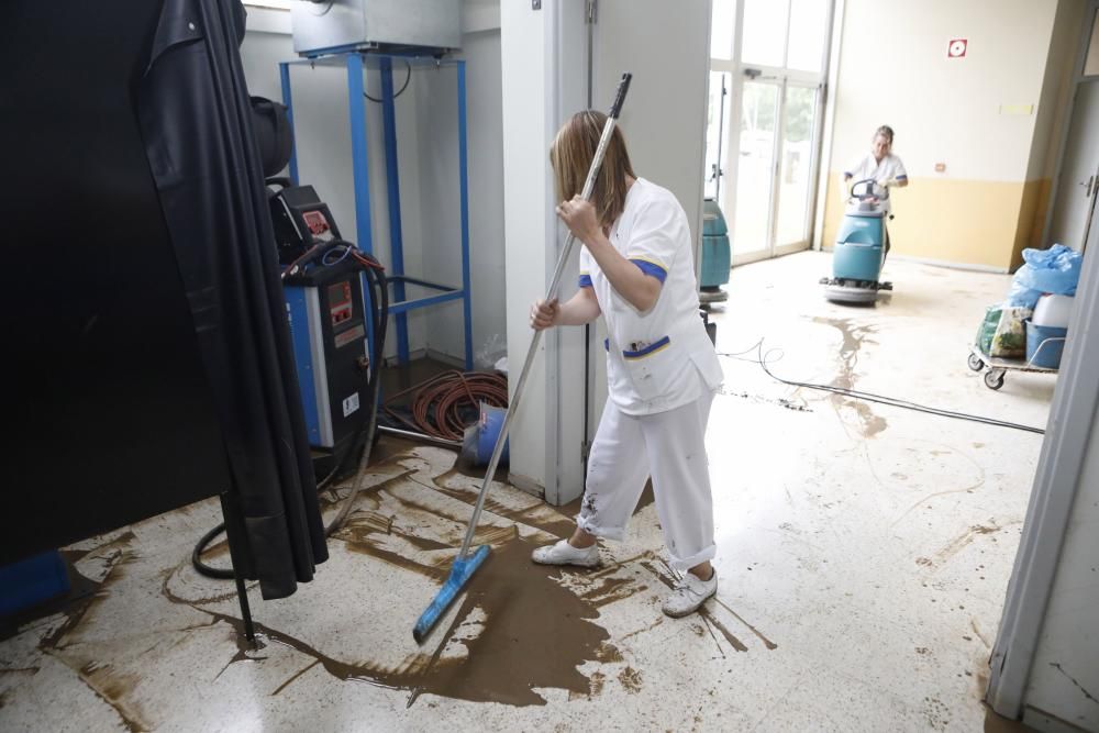 La inundación causa daños por más de millón y medio de euros en la Politécnica