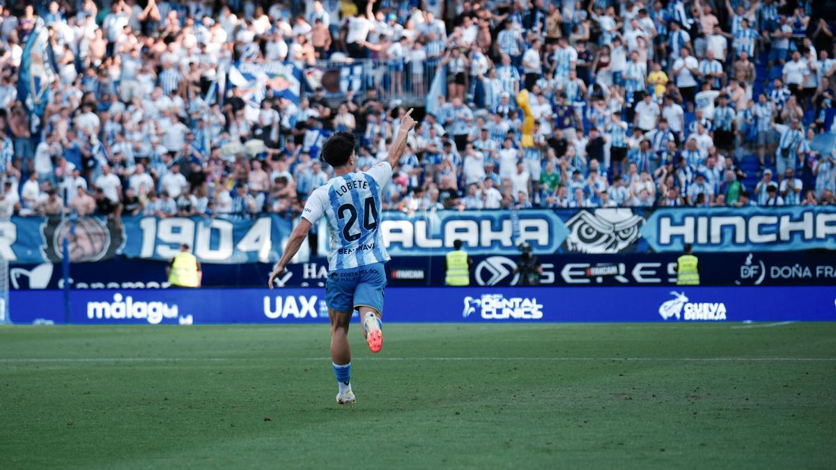 Lobete marcó el último gol del Málaga CF 24/25.