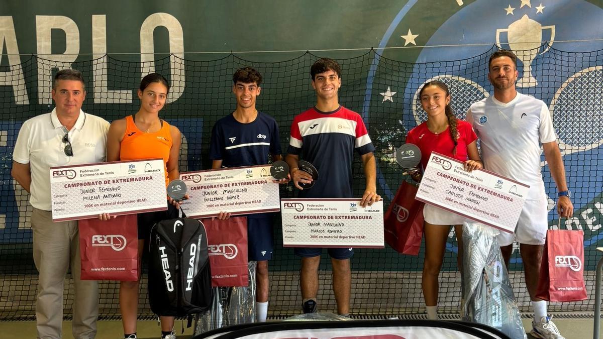 Entrega de trofeos.
