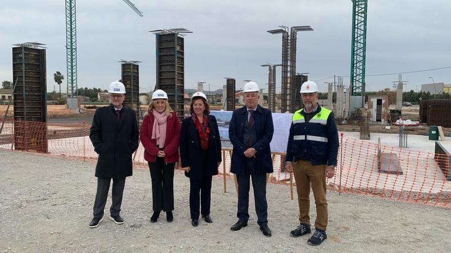 Las obras del nuevo Colegio Número 4 de Almoradí no estarán terminadas hasta octubre de 2025