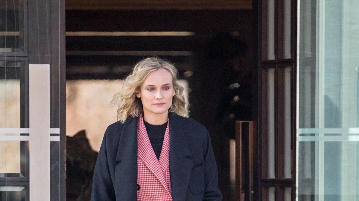 Diane Kruger con total look de Mango