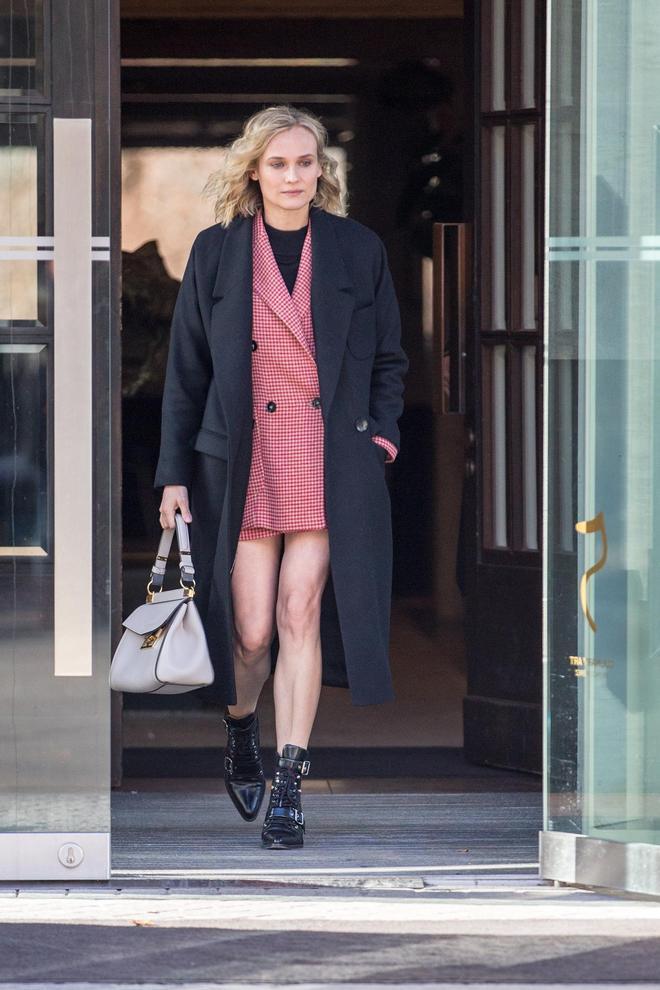 Diane Kruger con total look de Mango