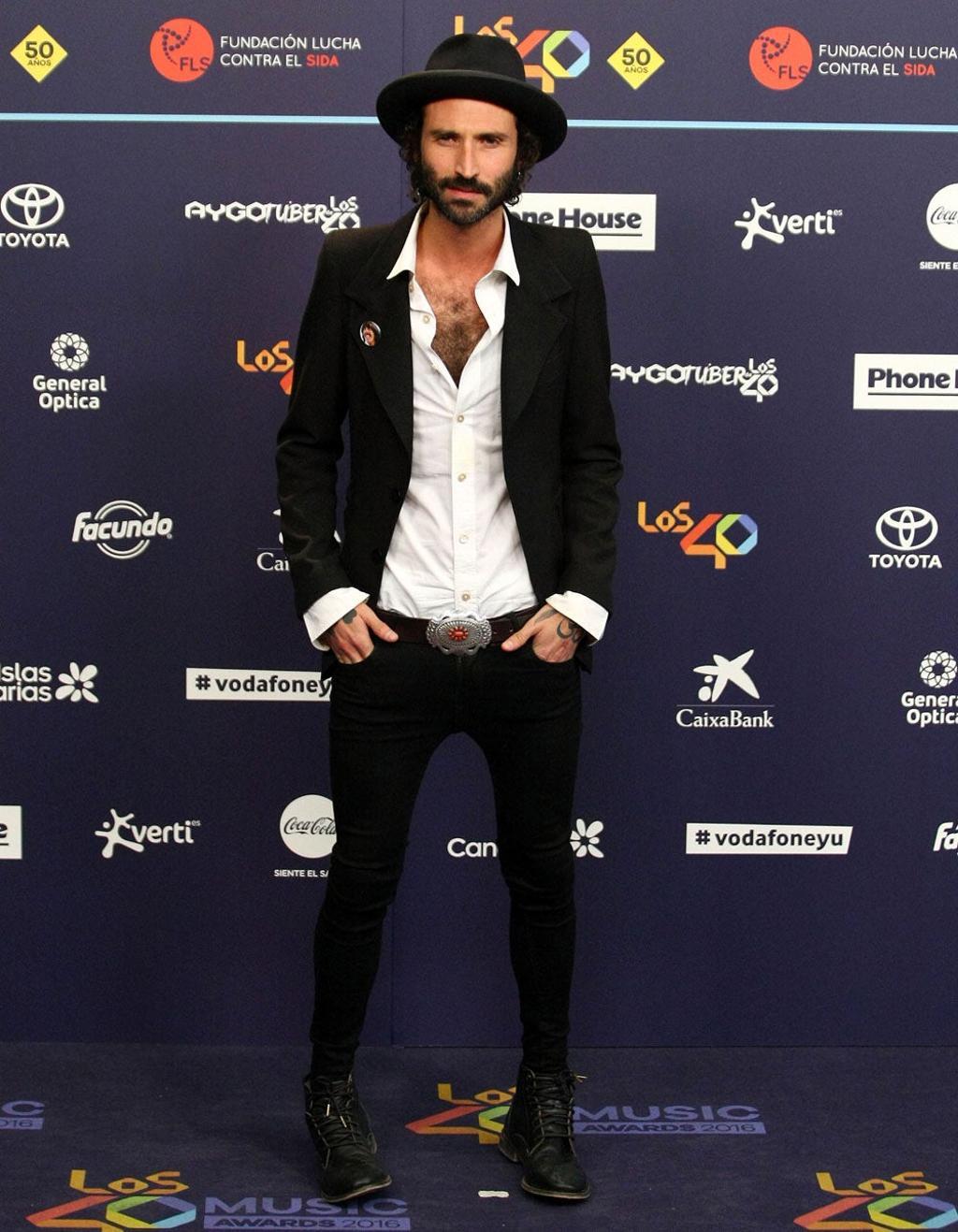 Leiva, en los Premios 40 Principales