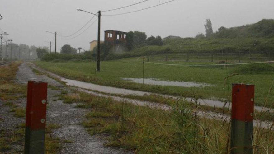 Terrenos en Perlora afectados por el rechazo al Plan General de Ordenación.