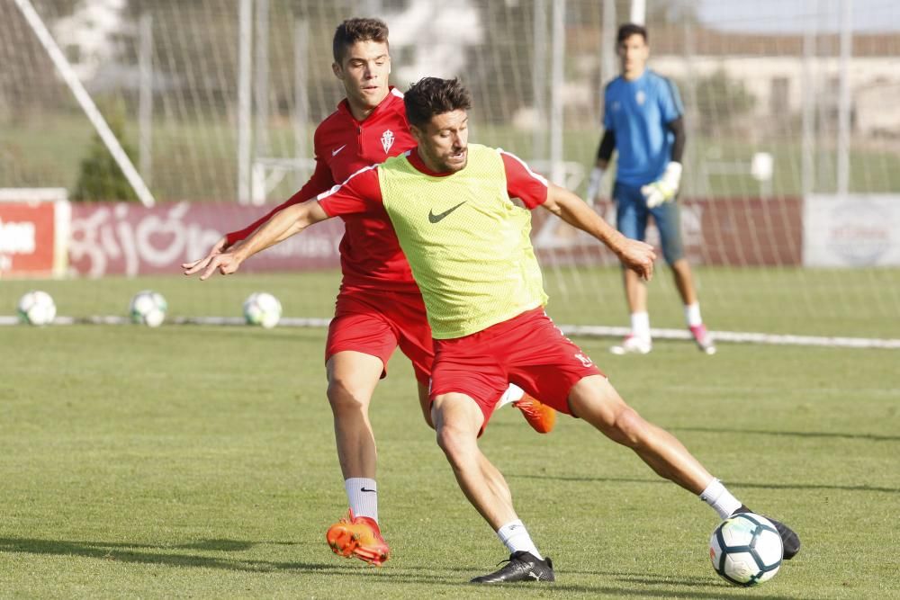 Entrenamiento del Sporting