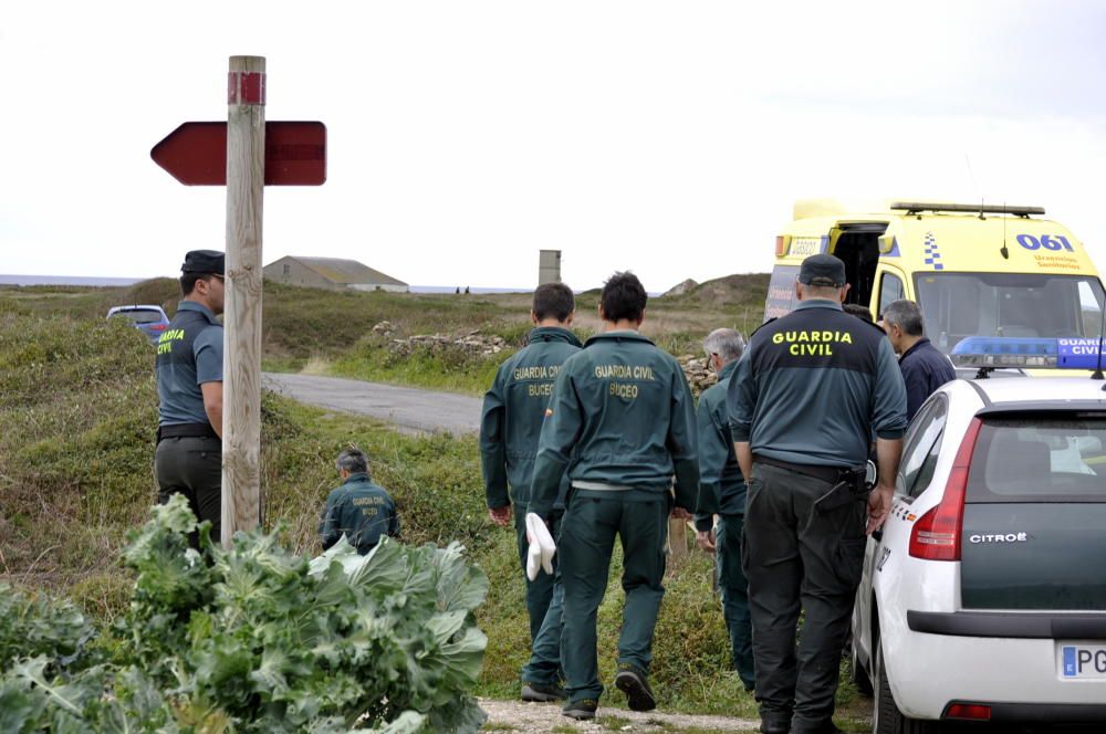 Aparece el cuerpo de Chano Castañón en una cala próxima al lugar en que desapareció