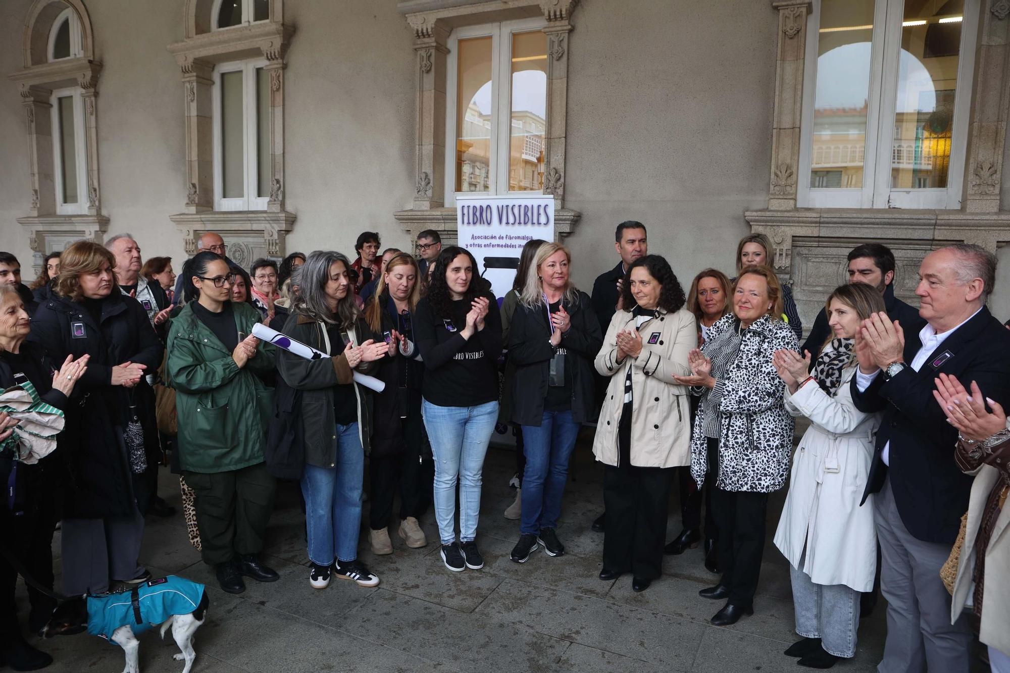 Día Mundial de la Fibromialgia: concentración de afectos en María Pita