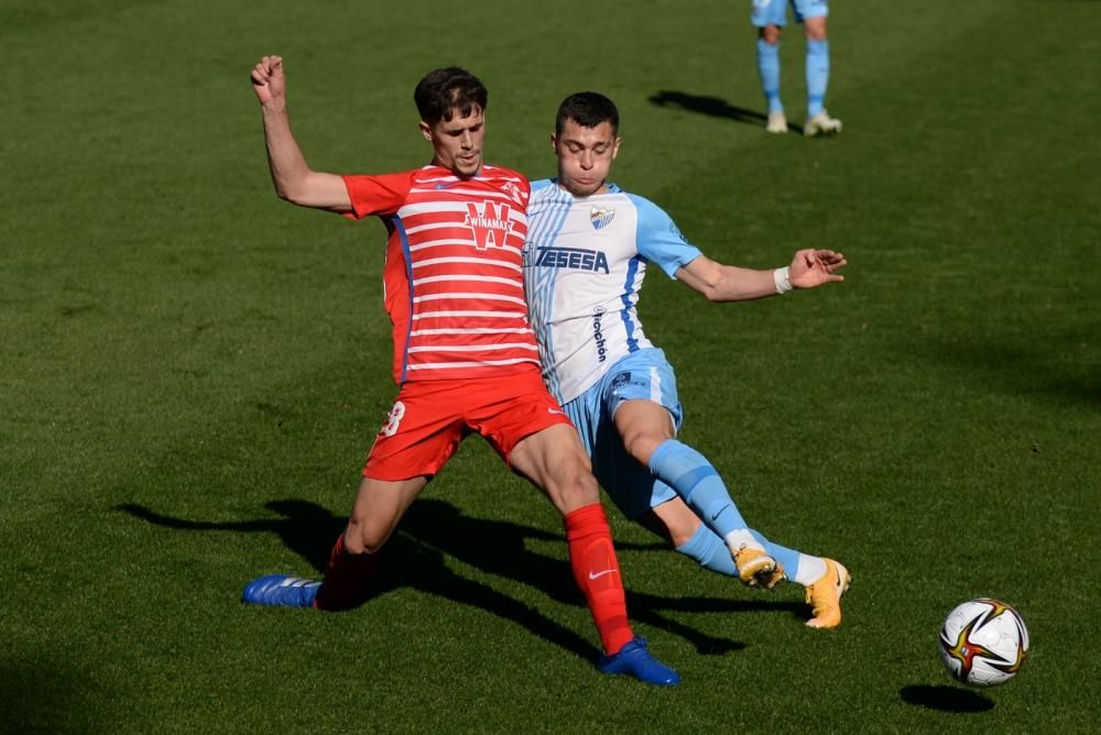 Partido de la Copa del Rey entre el Málaga CF y el Granada.