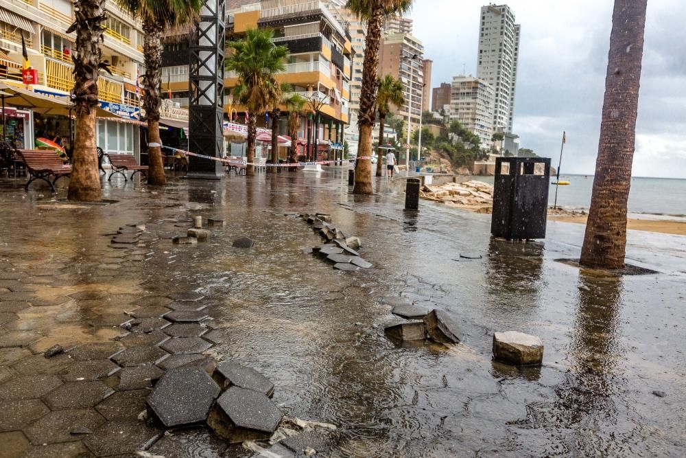 Tromba de agua en Benidorm