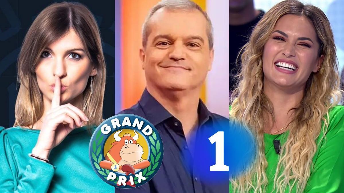 Cristinini, Ramón García y Michelle Calvó, presentadores del nuevo 'Grand Prix'