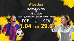 FC Barcelona Femenino vs. Sevilla FC Femenino: horario, TV, estadísticas, clasificación y pronósticos