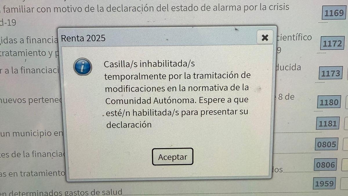 Fallos en las primeras declaraciones de la renta al no poder aplicar las últimas deducciones de la Generalitat