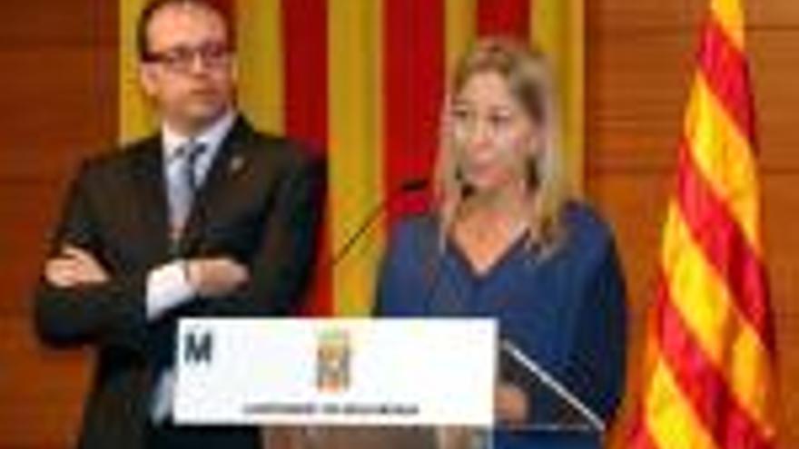 La consellera de Presidència, Neus Munté, en un acte a Mollerussa.