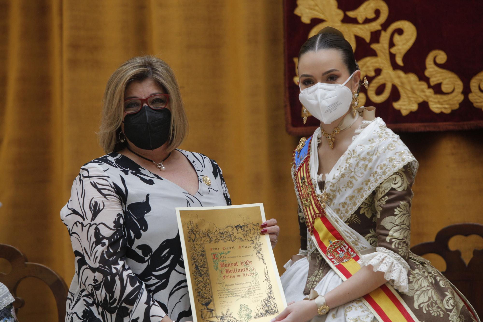 Las dos sesiones de homenaje de "brillants" en las fallas de Jesús